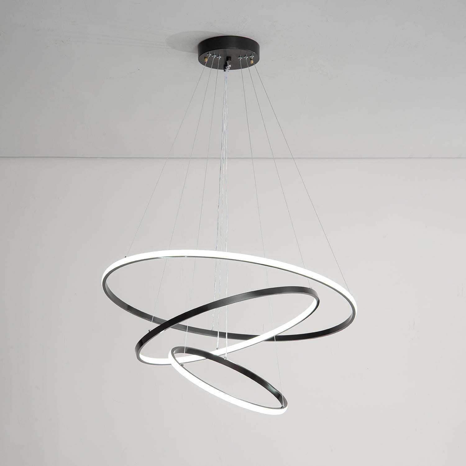 Orrery Rings Chandelier - Blowlighting