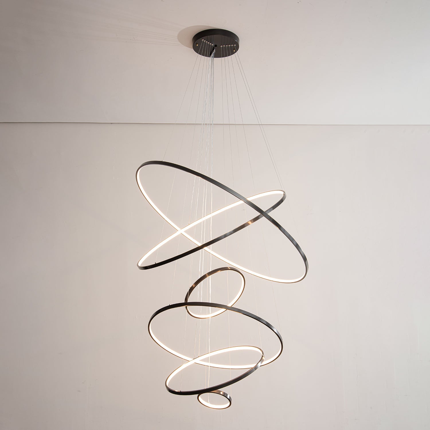 Orrery Rings Chandelier - Blowlighting