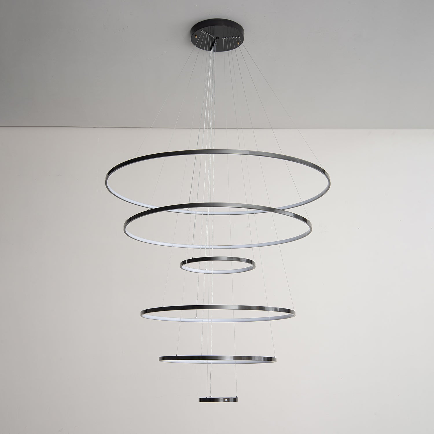 Orrery Rings Chandelier - Blowlighting