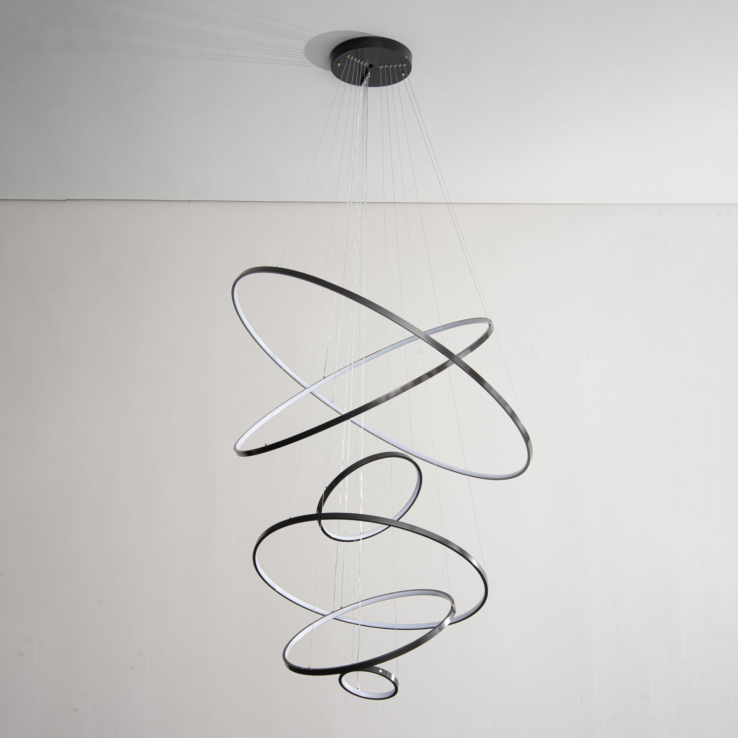 Orrery Rings Chandelier - Blowlighting