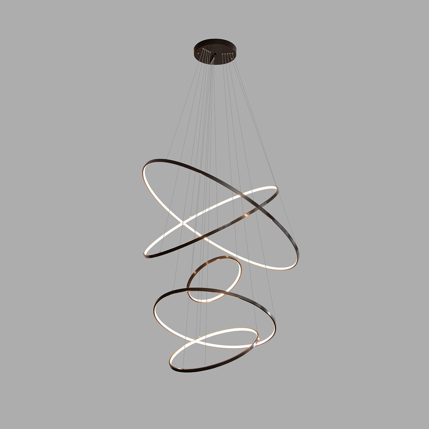 Orrery Rings Chandelier - Blowlighting