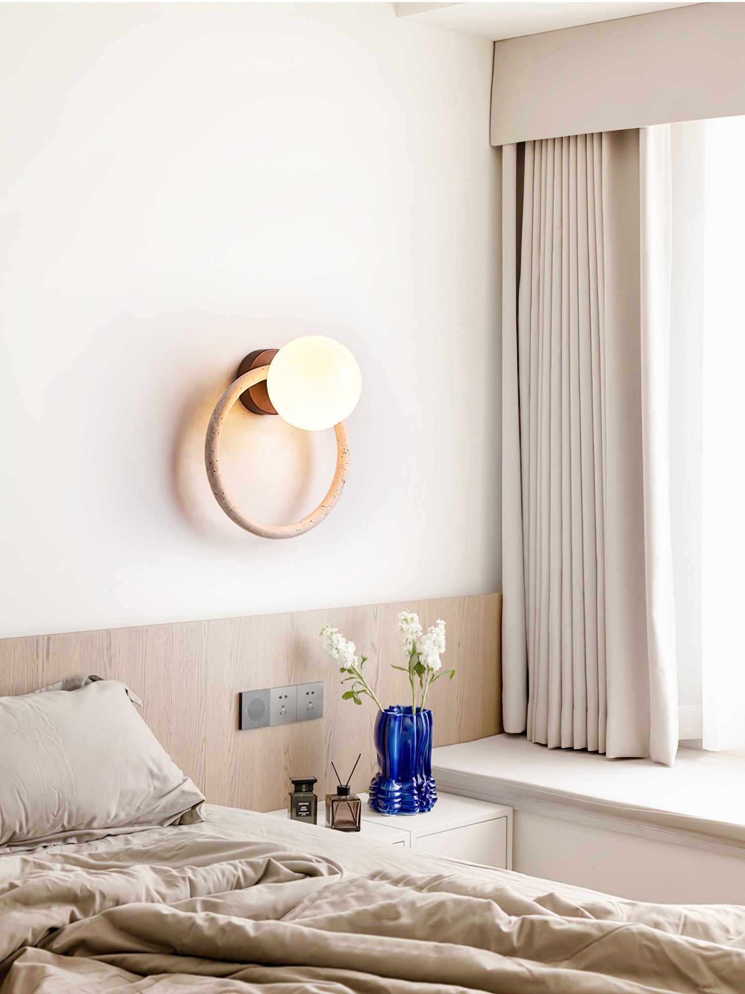 Idoryra Travertine Wall Light - Blowlighting