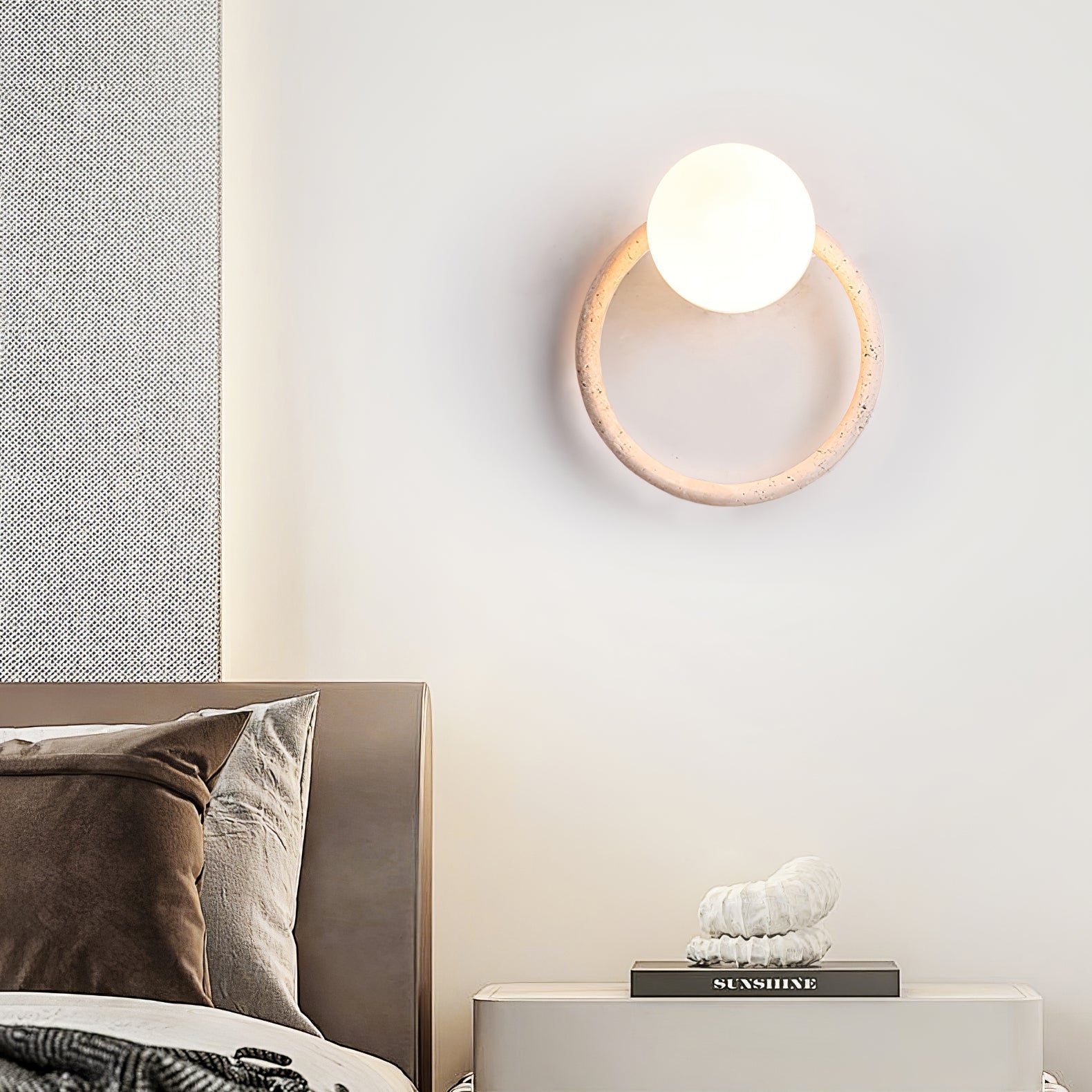 Idoryra Travertine Wall Light - Blowlighting