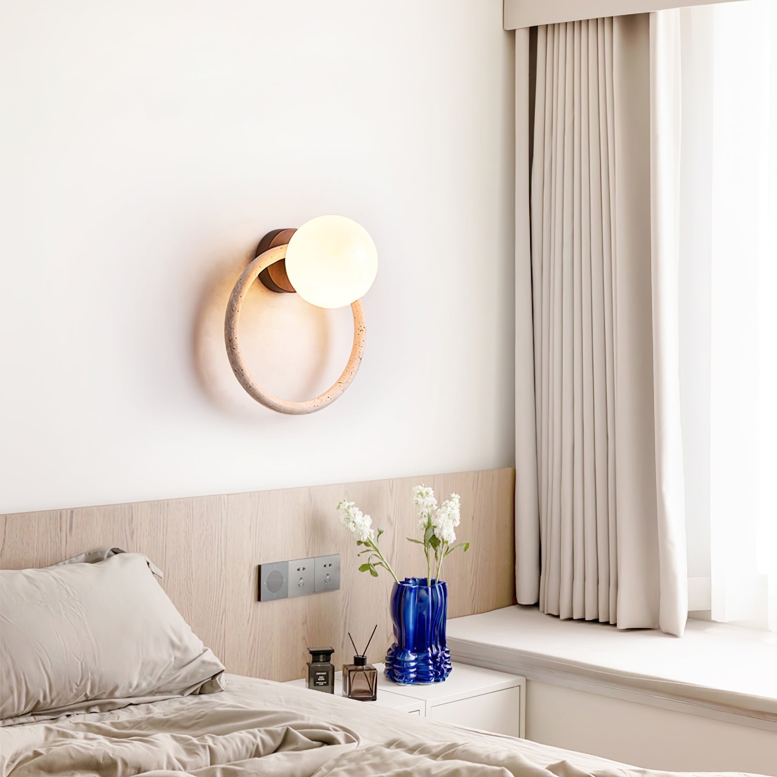 Idoryra Travertine Wall Light - Blowlighting