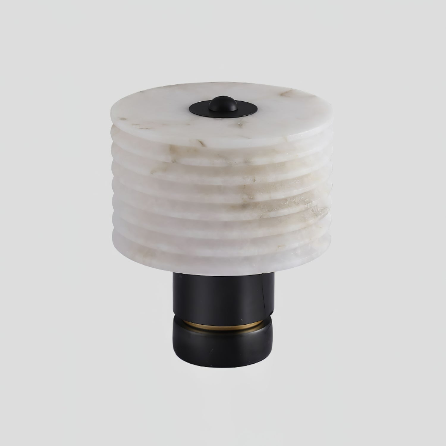 Elmarir Ribbed Alabaster Table Lamp - Blowlighting