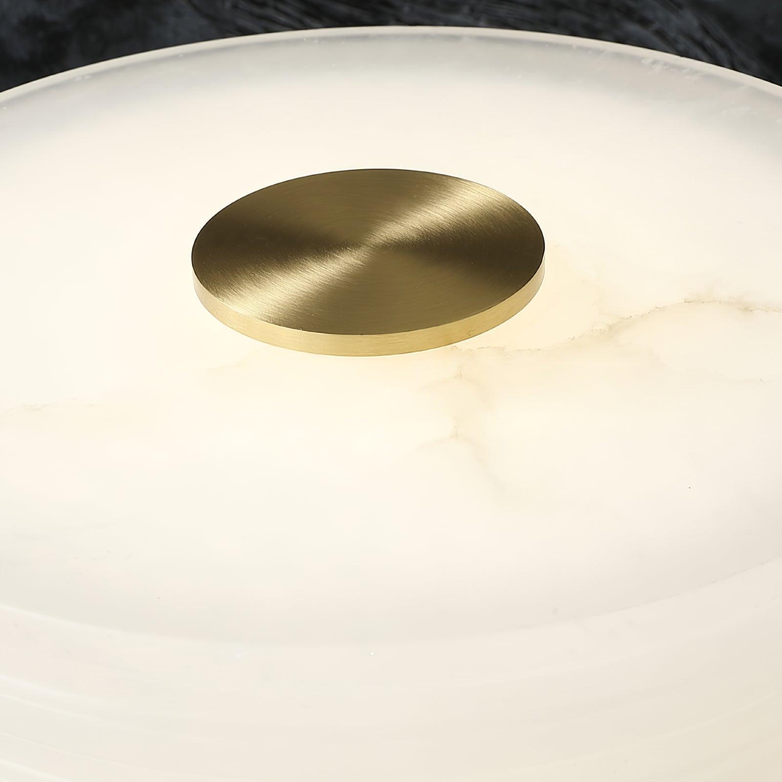 Elmarir Ribbed Alabaster Table Lamp - Blowlighting