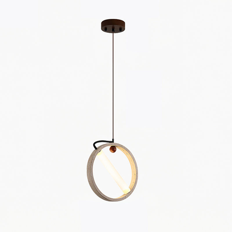 Orvion Scandinavian Yellow Travertine Pendant Light
