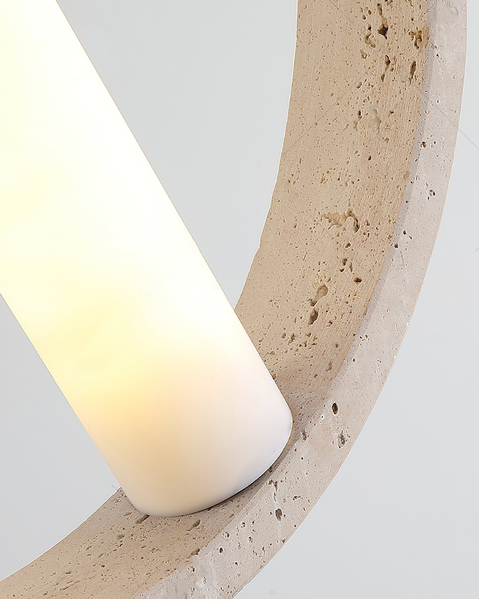 Orvion Scandinavian Yellow Travertine Pendant Light