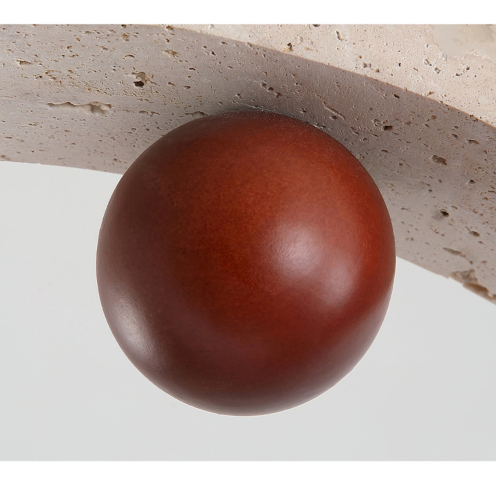 Orvion Scandinavian Yellow Travertine Pendant Light