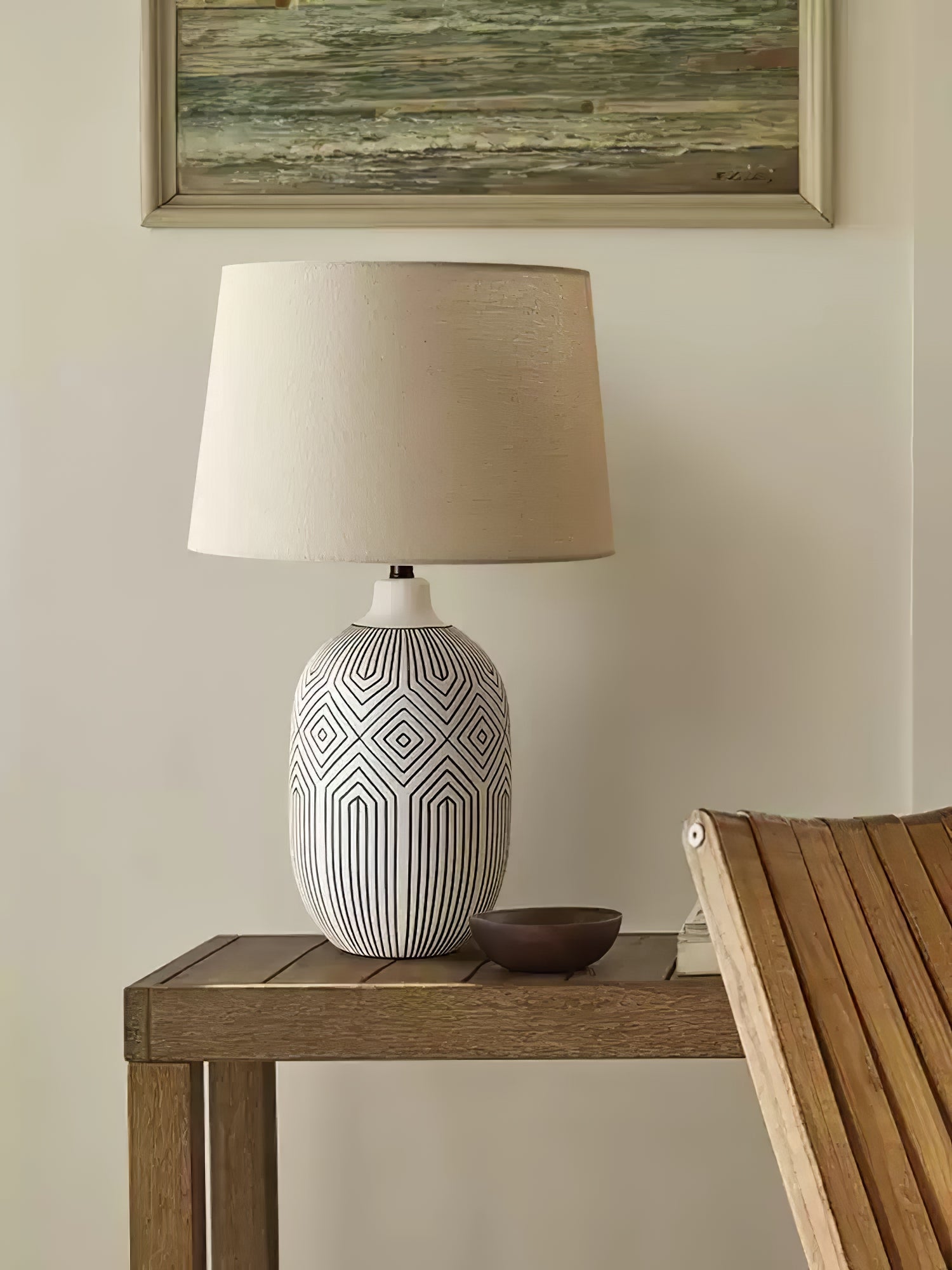 Oryza Geometric Table Lamp - Blowlighting