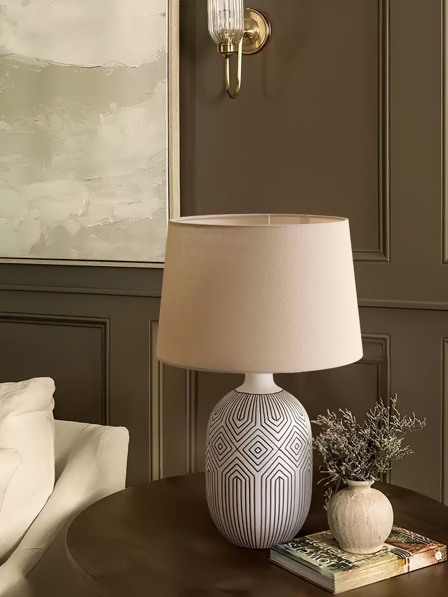 Oryza Geometric Table Lamp - Blowlighting