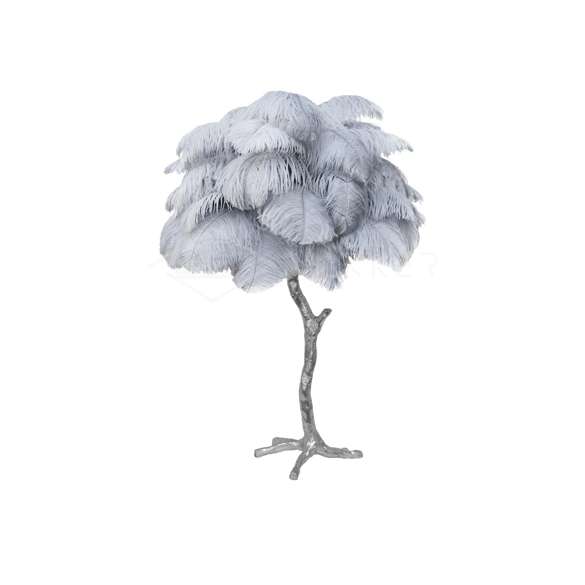 Ostrich Feather Table Lamp - Blowlighting