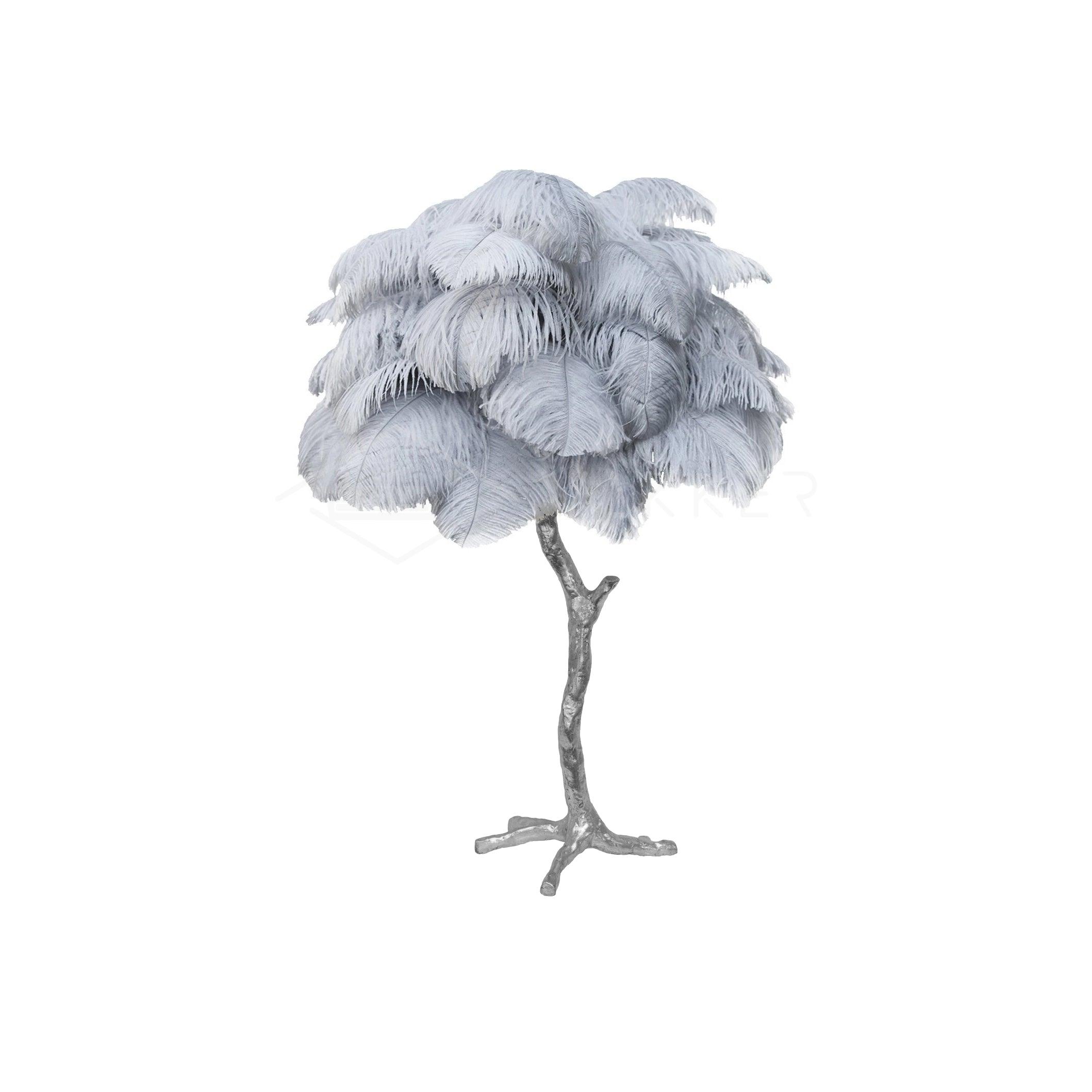 Ostrich Feather Table Lamp - Blowlighting