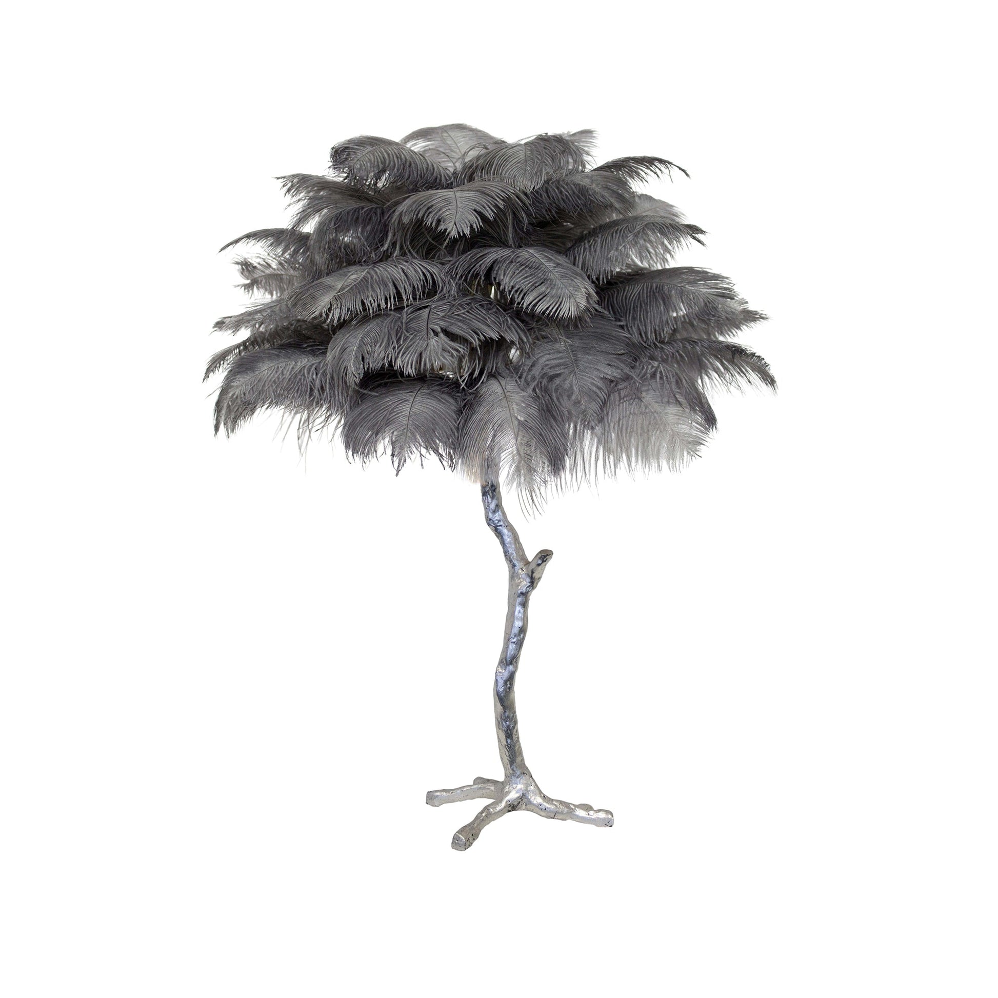 Ostrich Feather Table Lamp - Blowlighting
