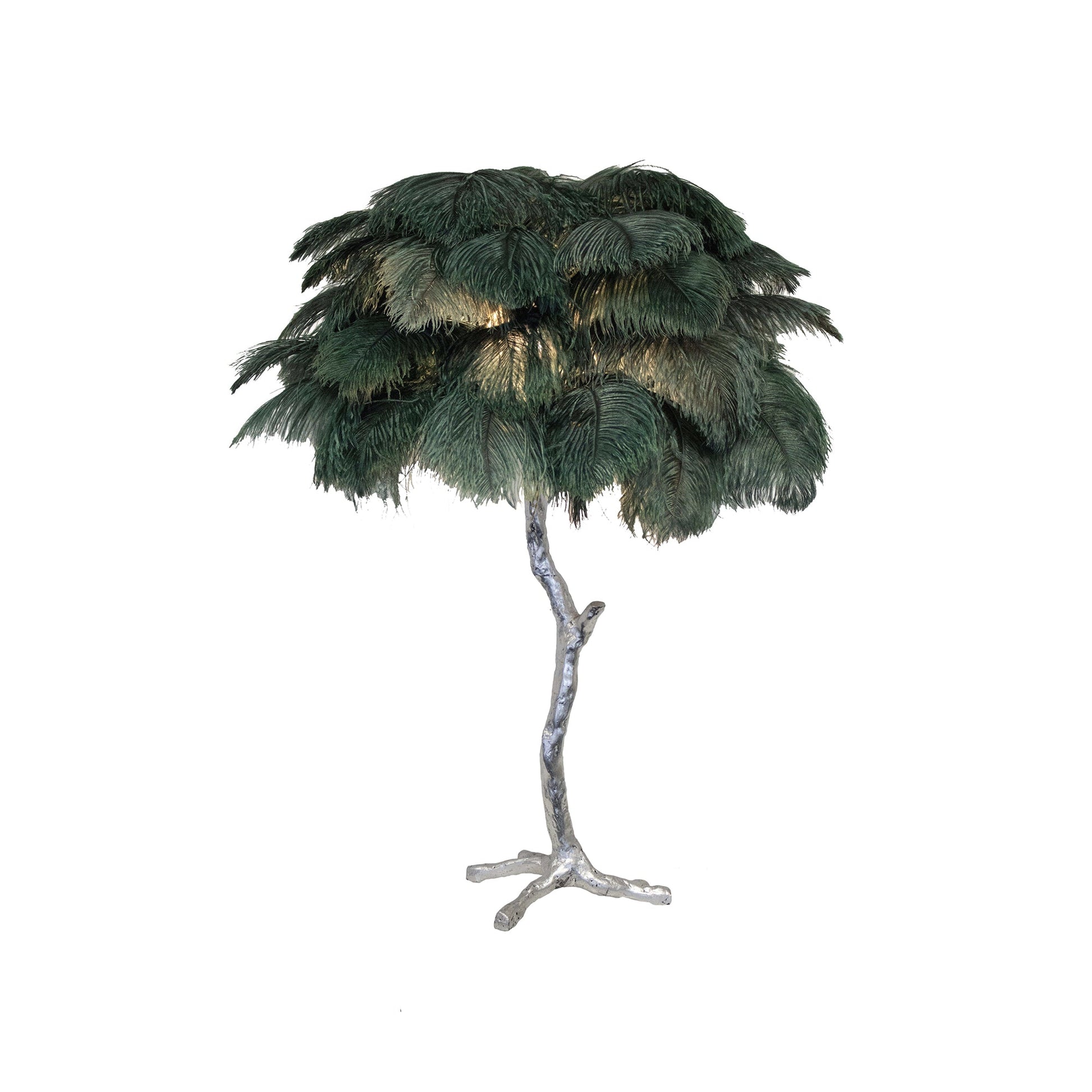 Ostrich Feather Table Lamp - Blowlighting