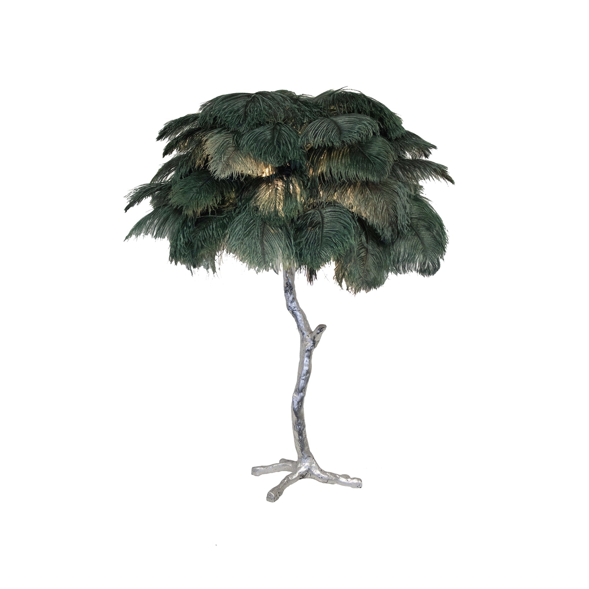 Ostrich Feather Table Lamp - Blowlighting