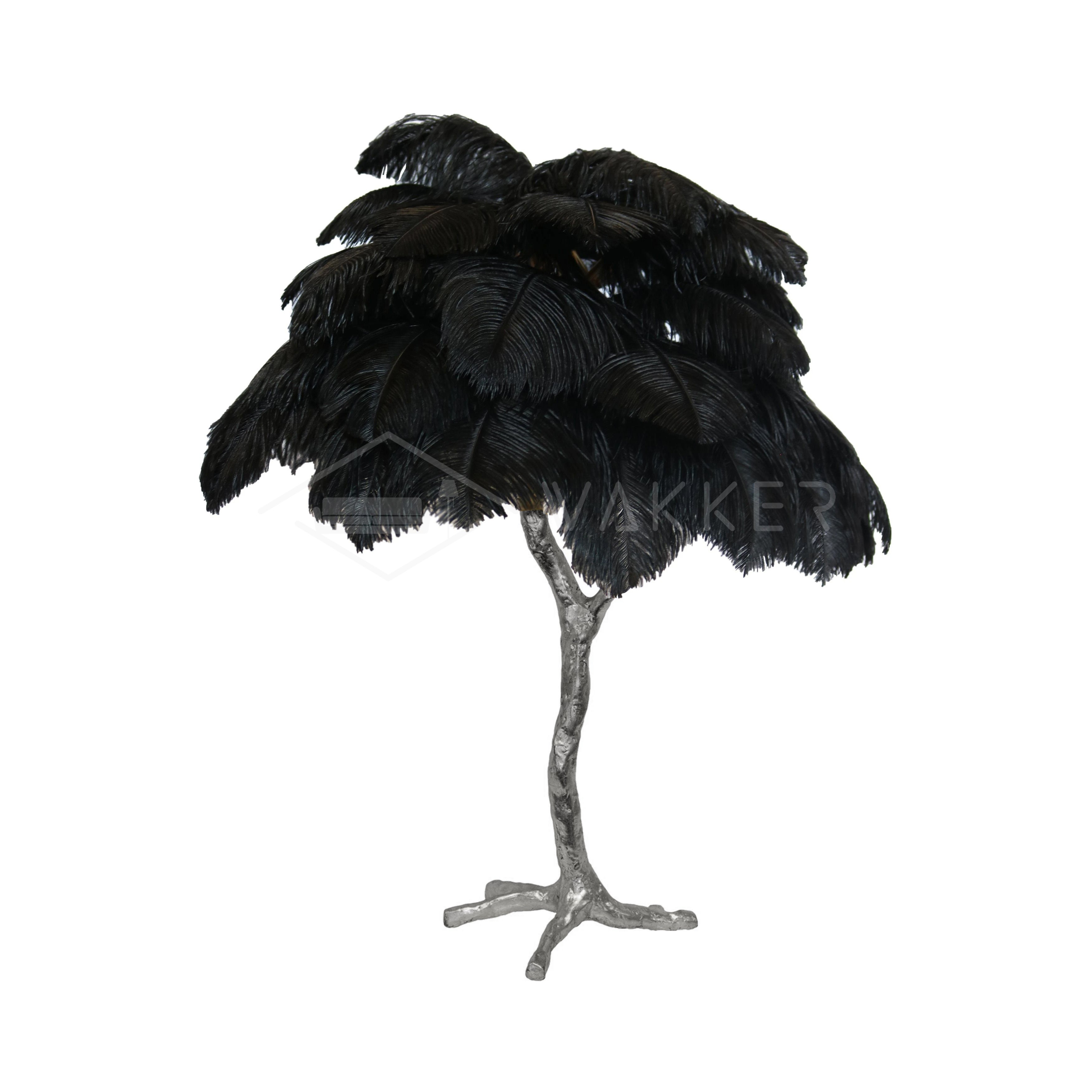 Ostrich Feather Table Lamp - Blowlighting
