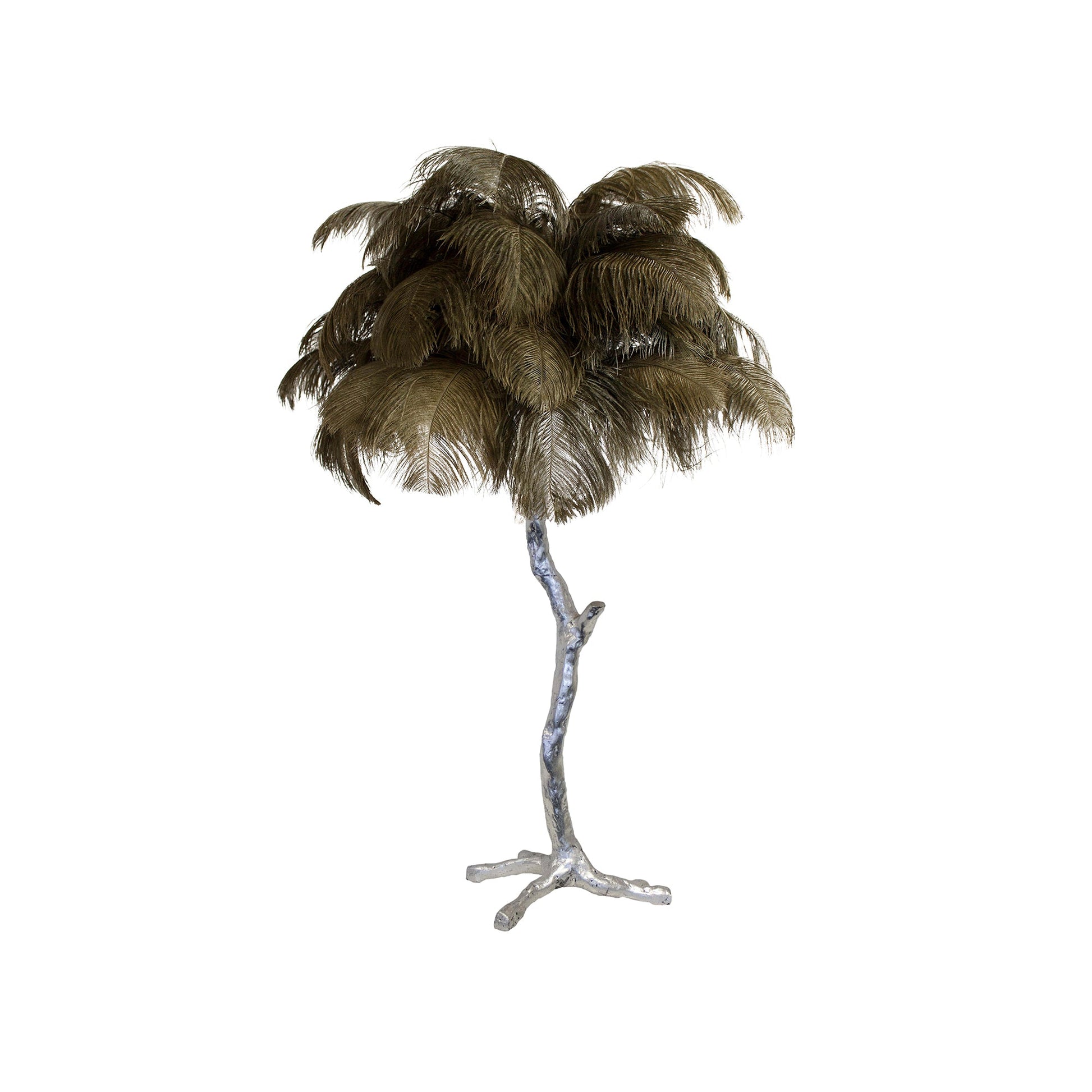 Ostrich Feather Table Lamp - Blowlighting