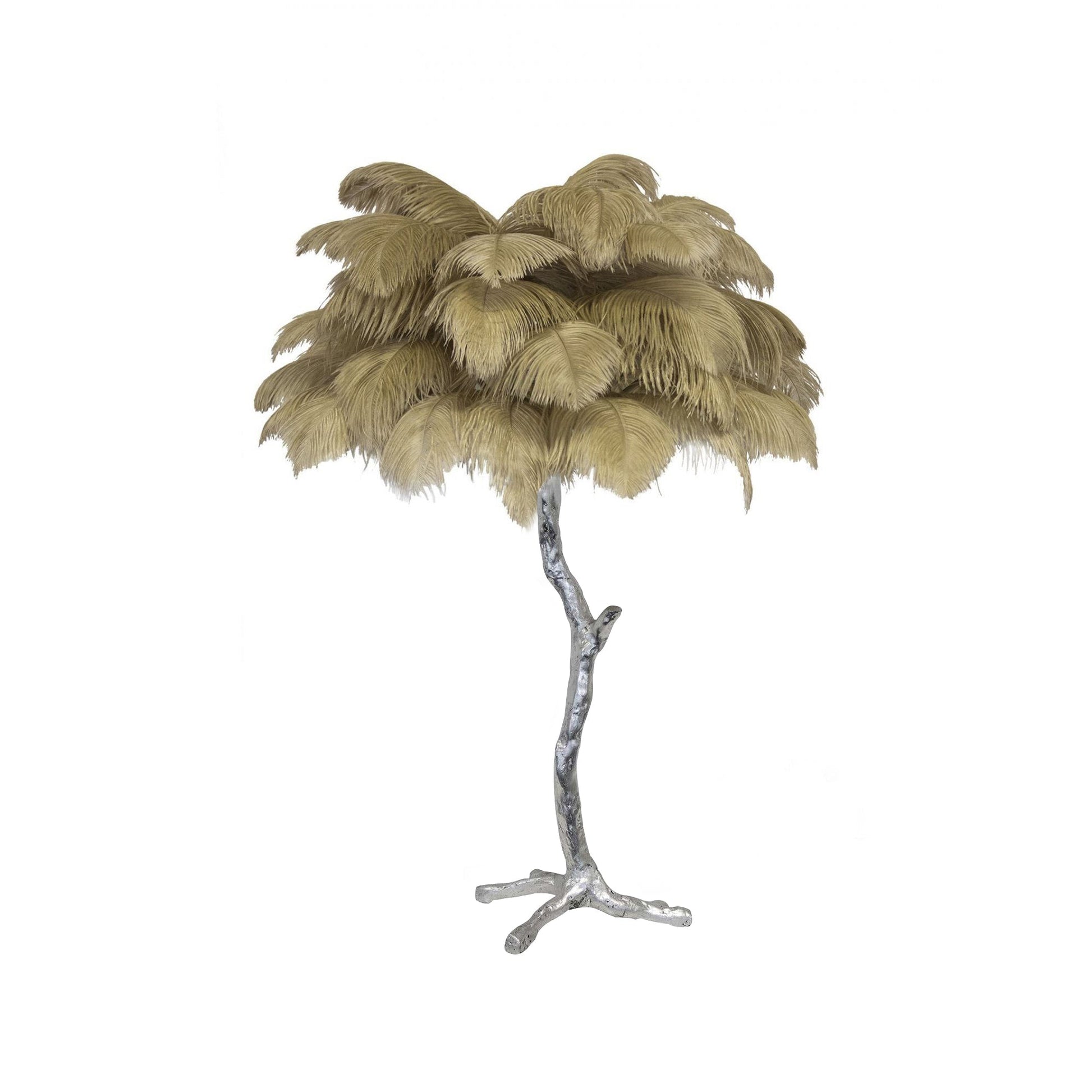 Ostrich Feather Table Lamp - Blowlighting