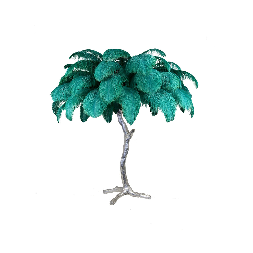 Ostrich Feather Table Lamp - Blowlighting