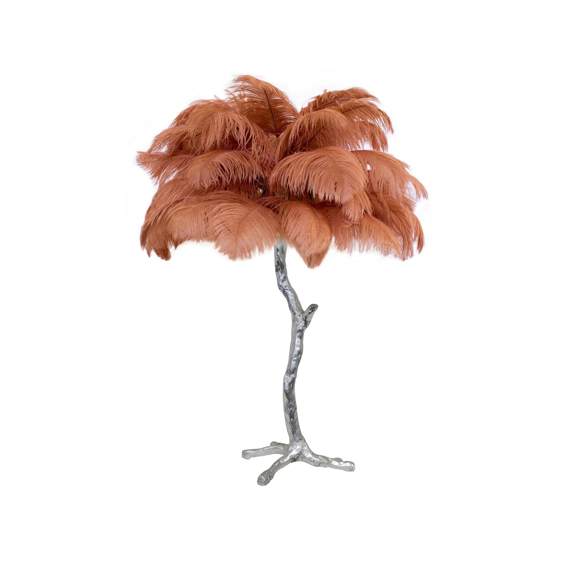 Ostrich Feather Table Lamp - Blowlighting