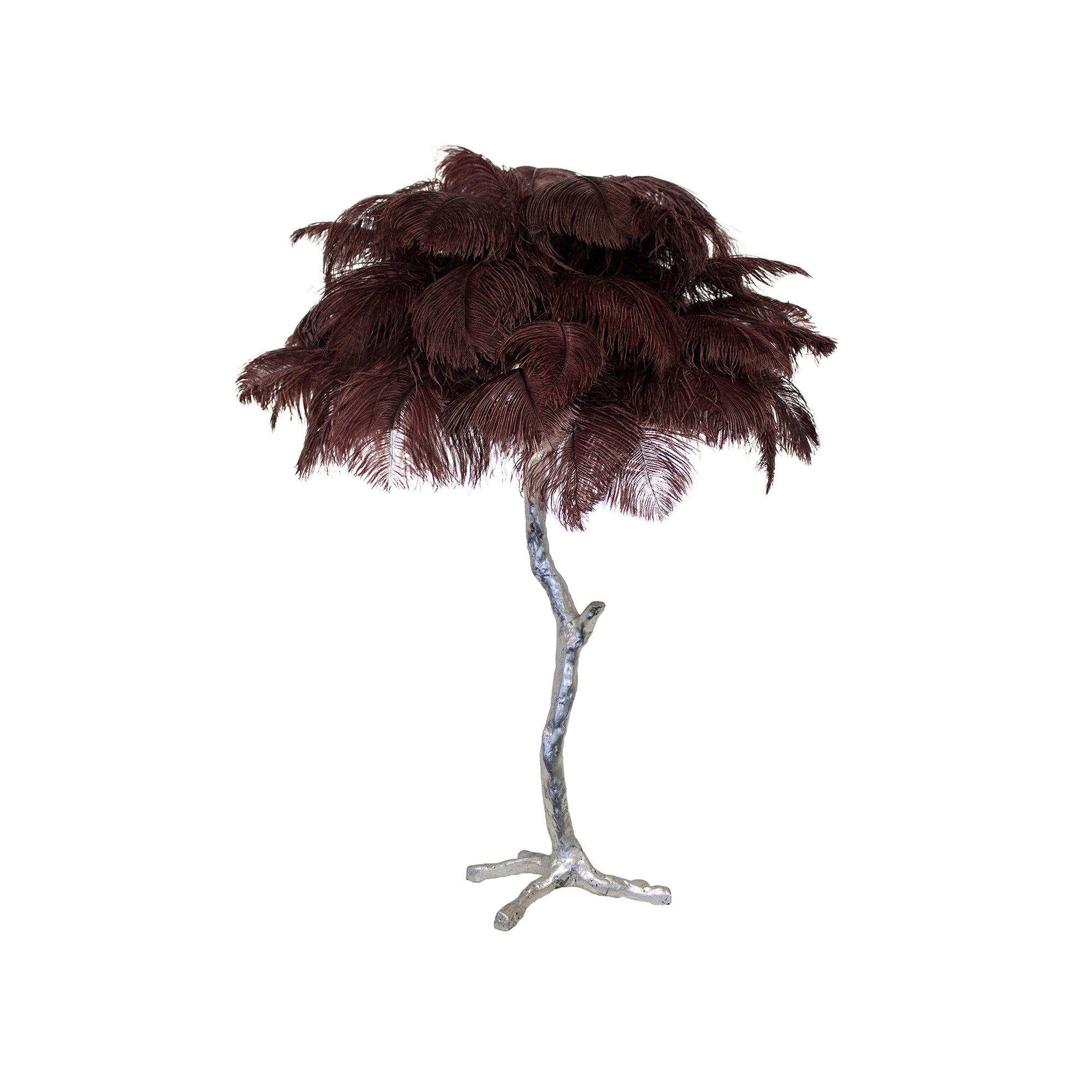 Ostrich Feather Table Lamp - Blowlighting