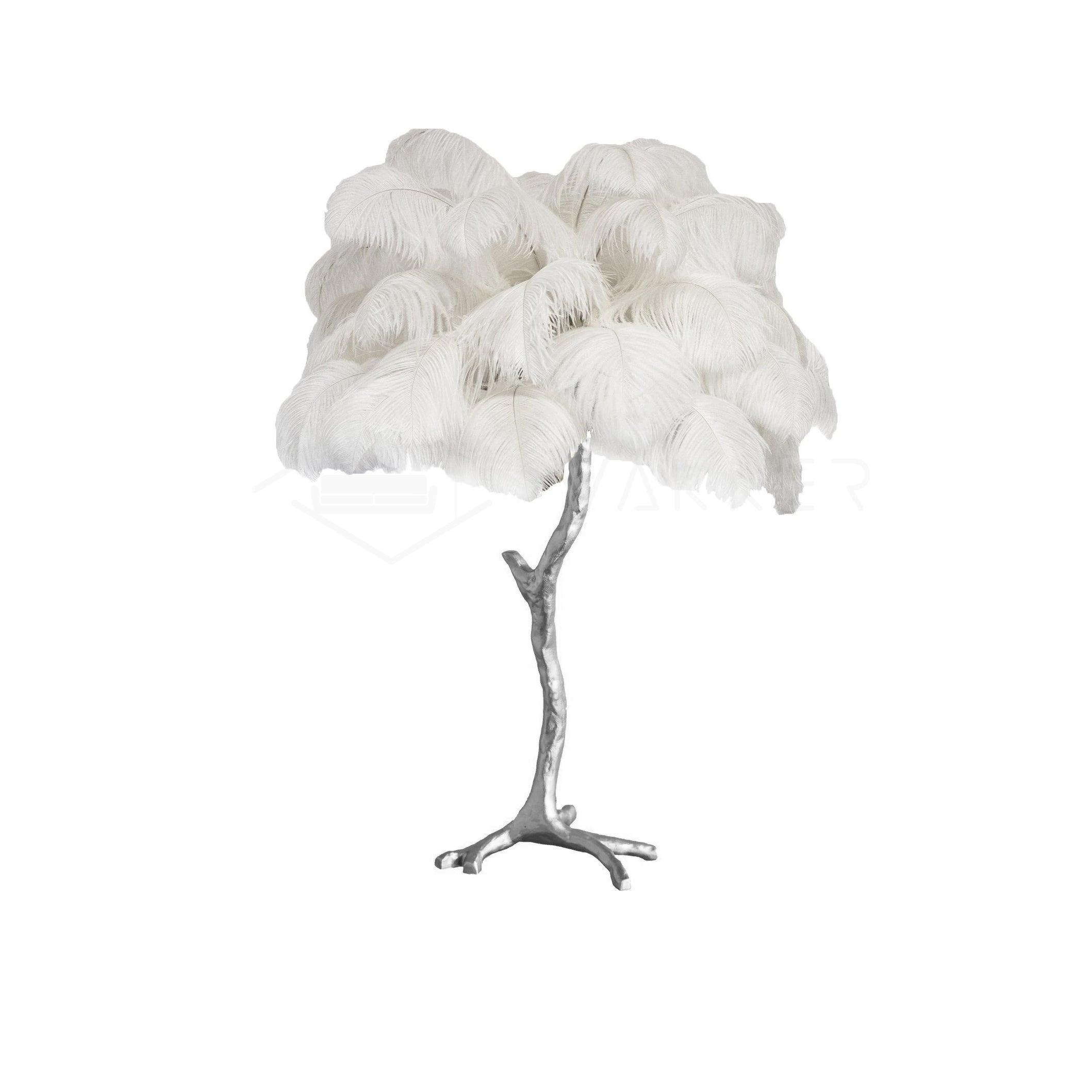 Ostrich Feather Table Lamp - Blowlighting