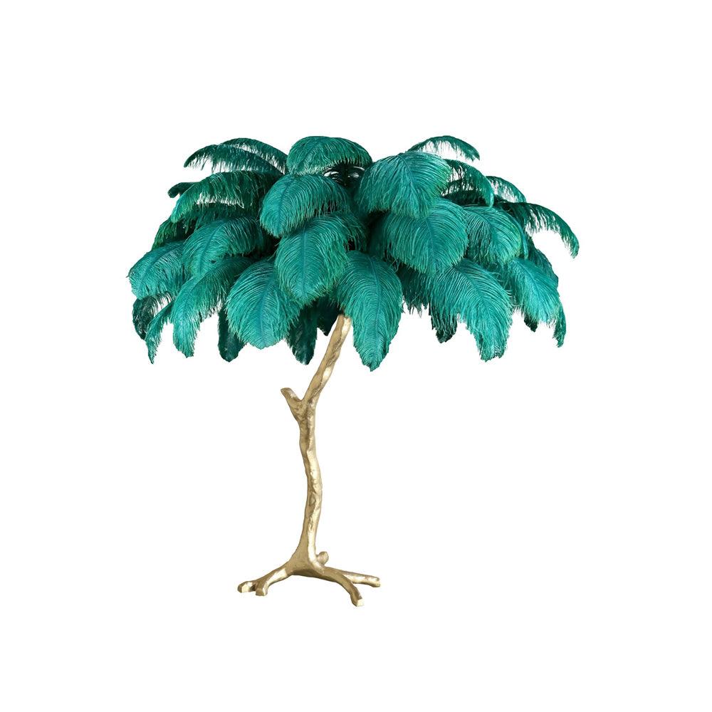 Ostrich Feather Table Lamp - Blowlighting