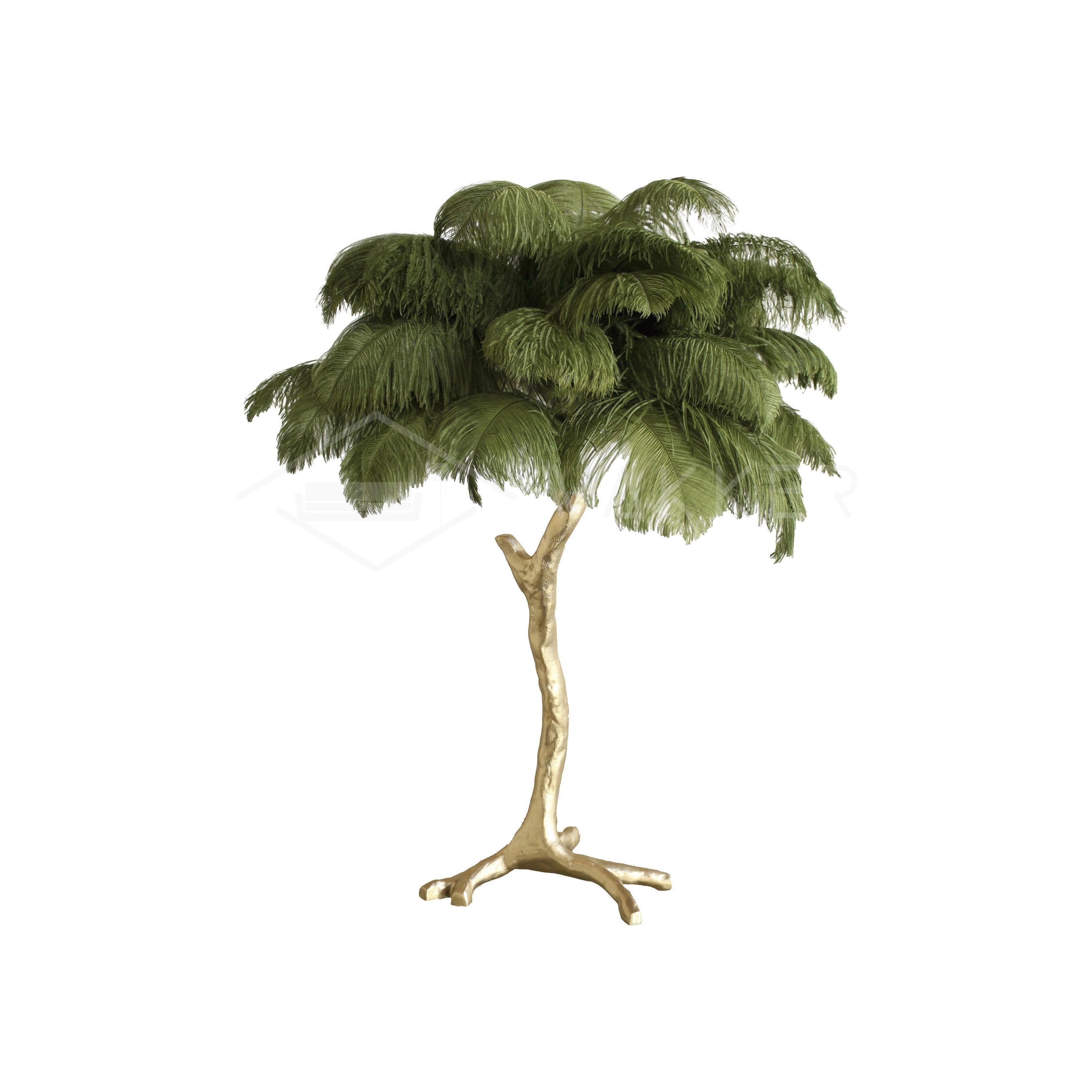 Ostrich Feather Table Lamp - Blowlighting