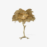 Ostrich Feather Table Lamp - Blowlighting