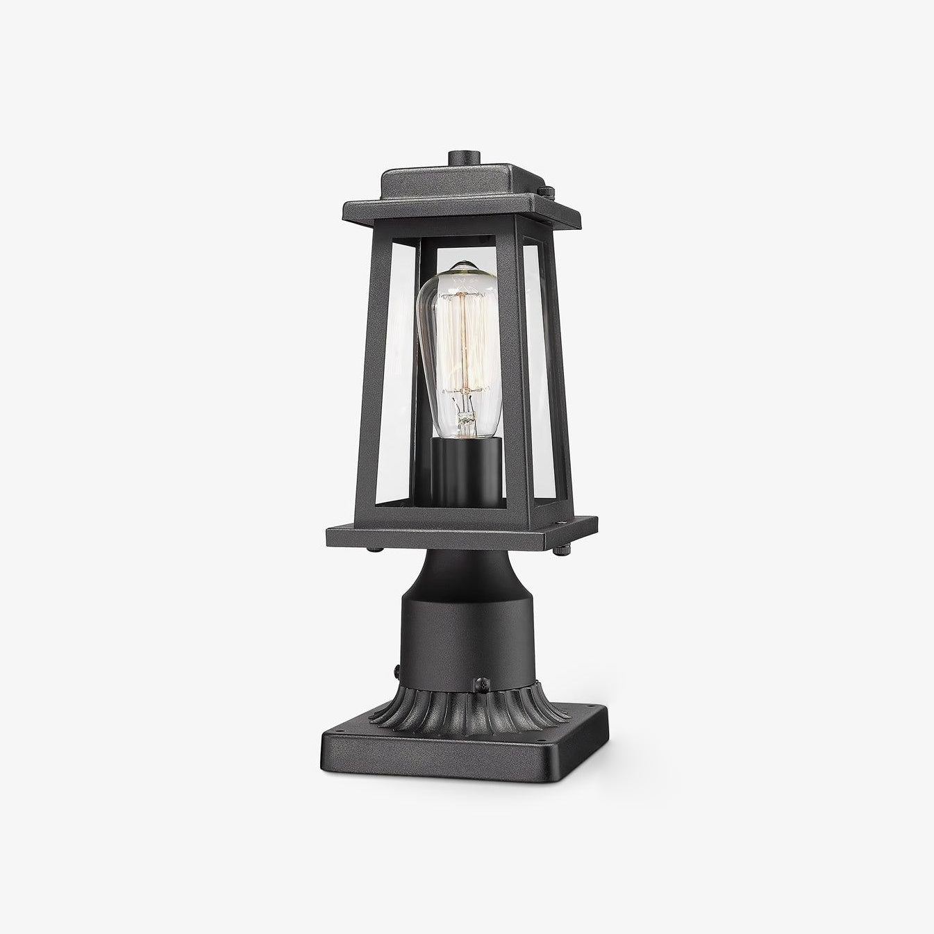 Outdoor Lantern Post Lights - Blowlighting