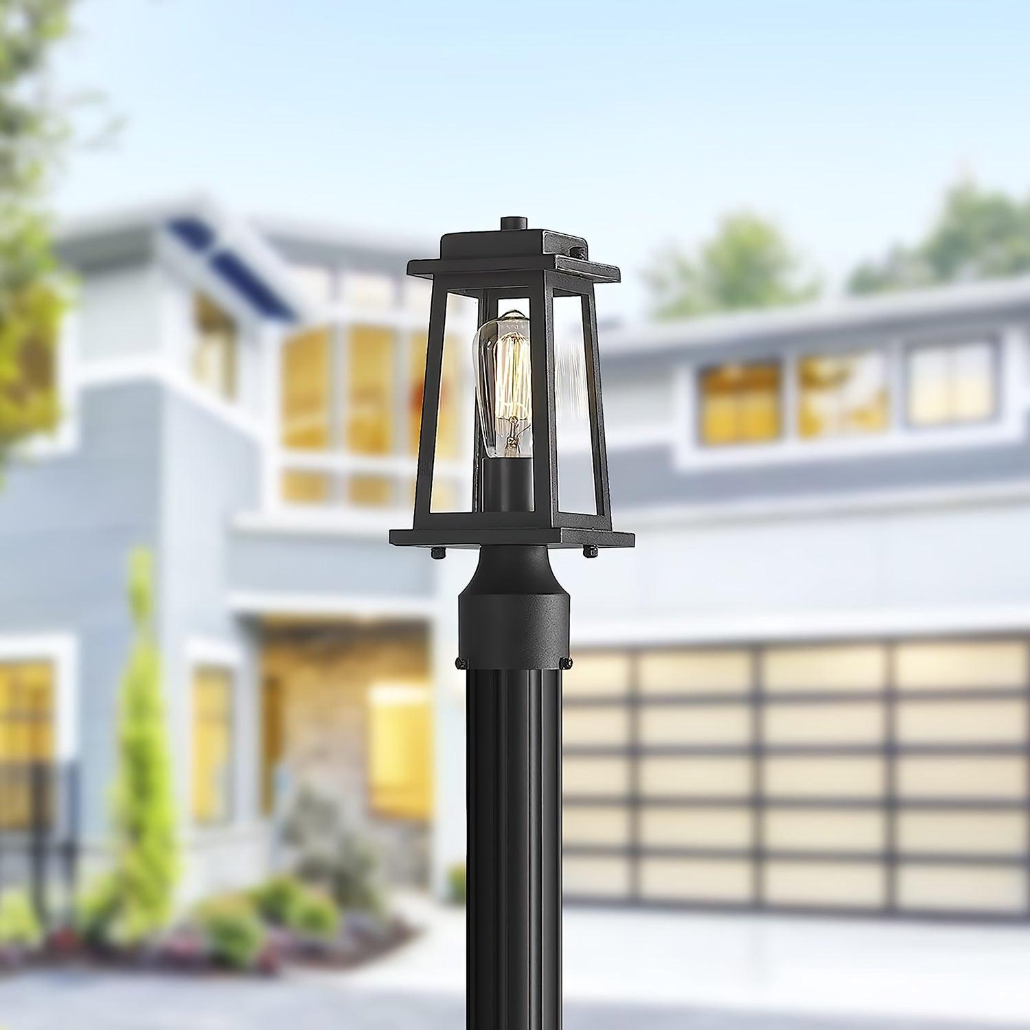 Outdoor Lantern Post Lights - Blowlighting