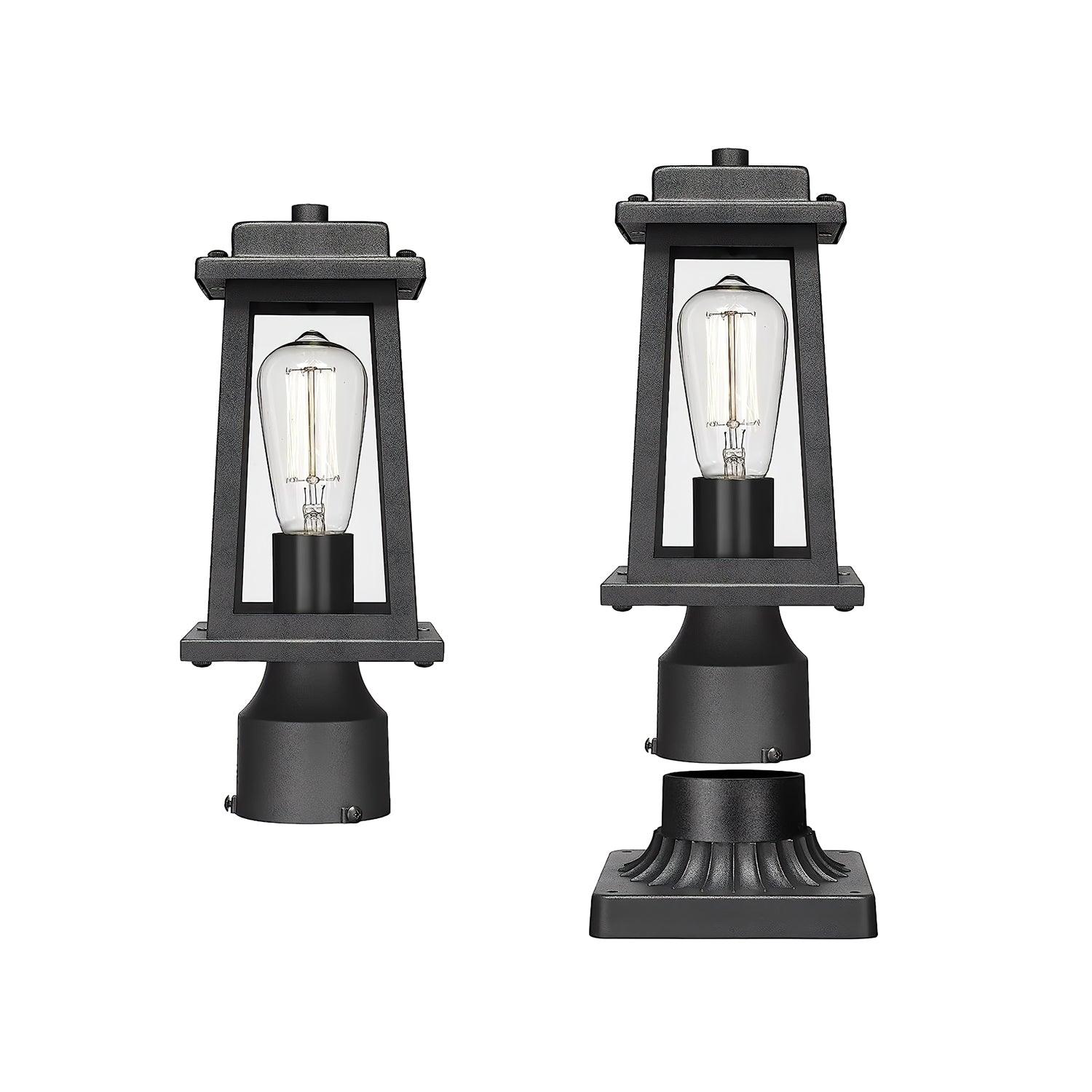 Outdoor Lantern Post Lights - Blowlighting