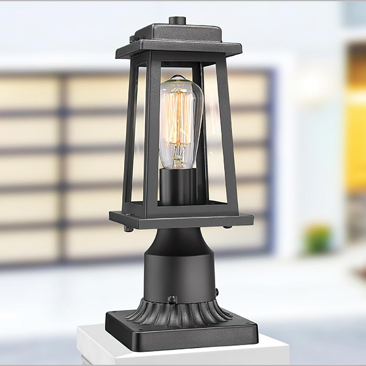 Outdoor Lantern Post Lights - Blowlighting