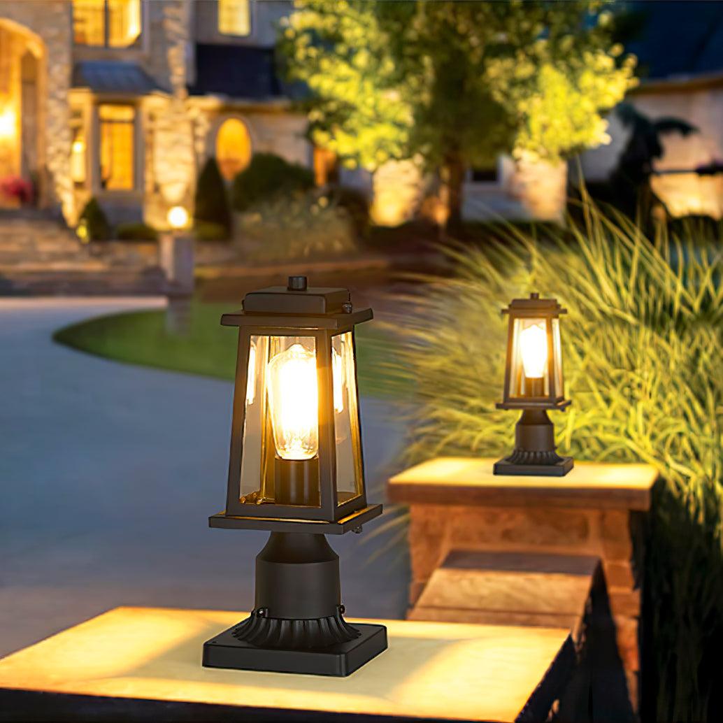 Outdoor Lantern Post Lights - Blowlighting