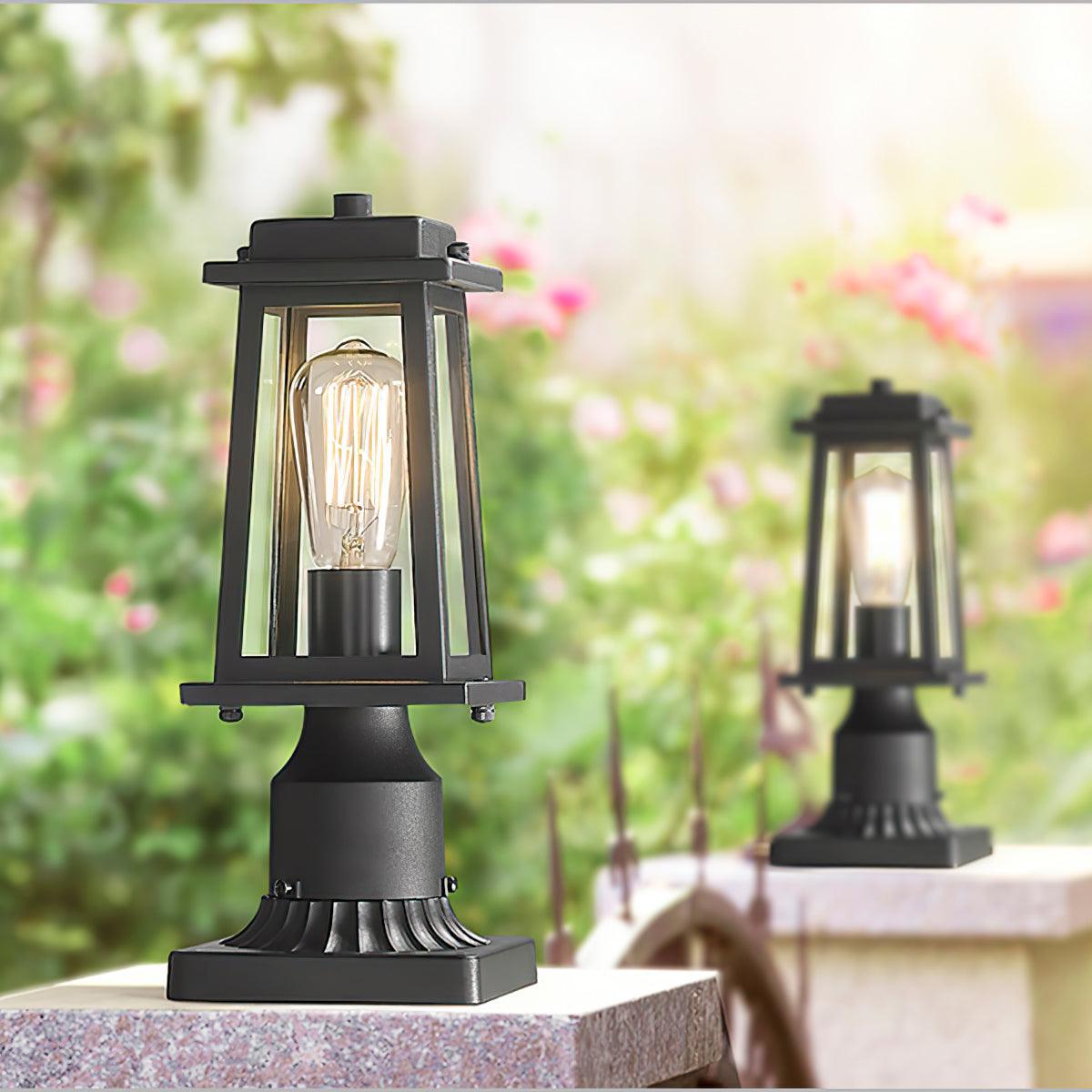 Outdoor Lantern Post Lights - Blowlighting