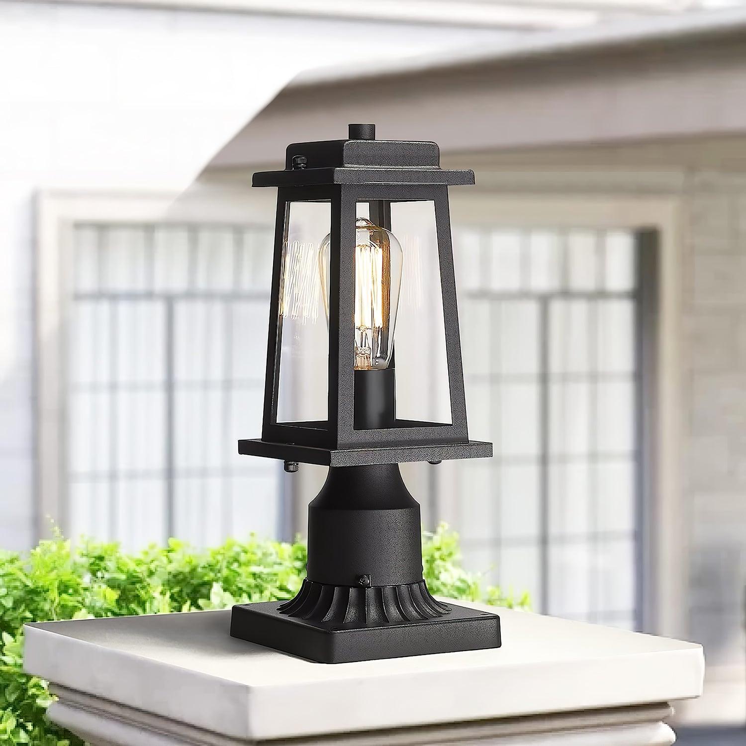 Outdoor Lantern Post Lights - Blowlighting