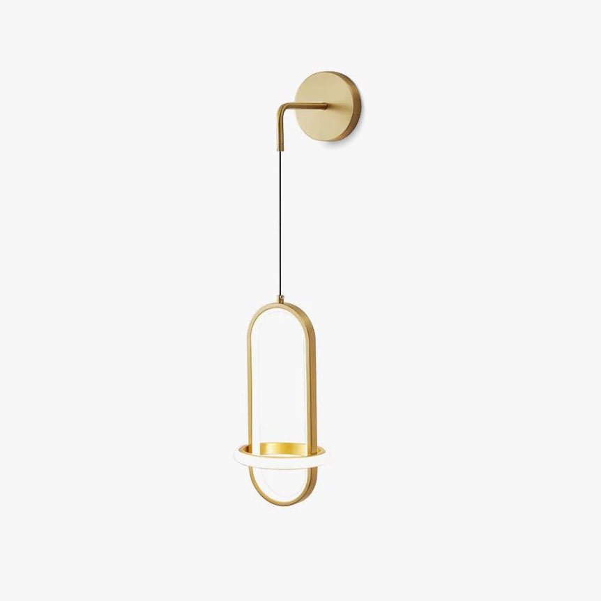 Oval Brass Wall Light - Blowlighting