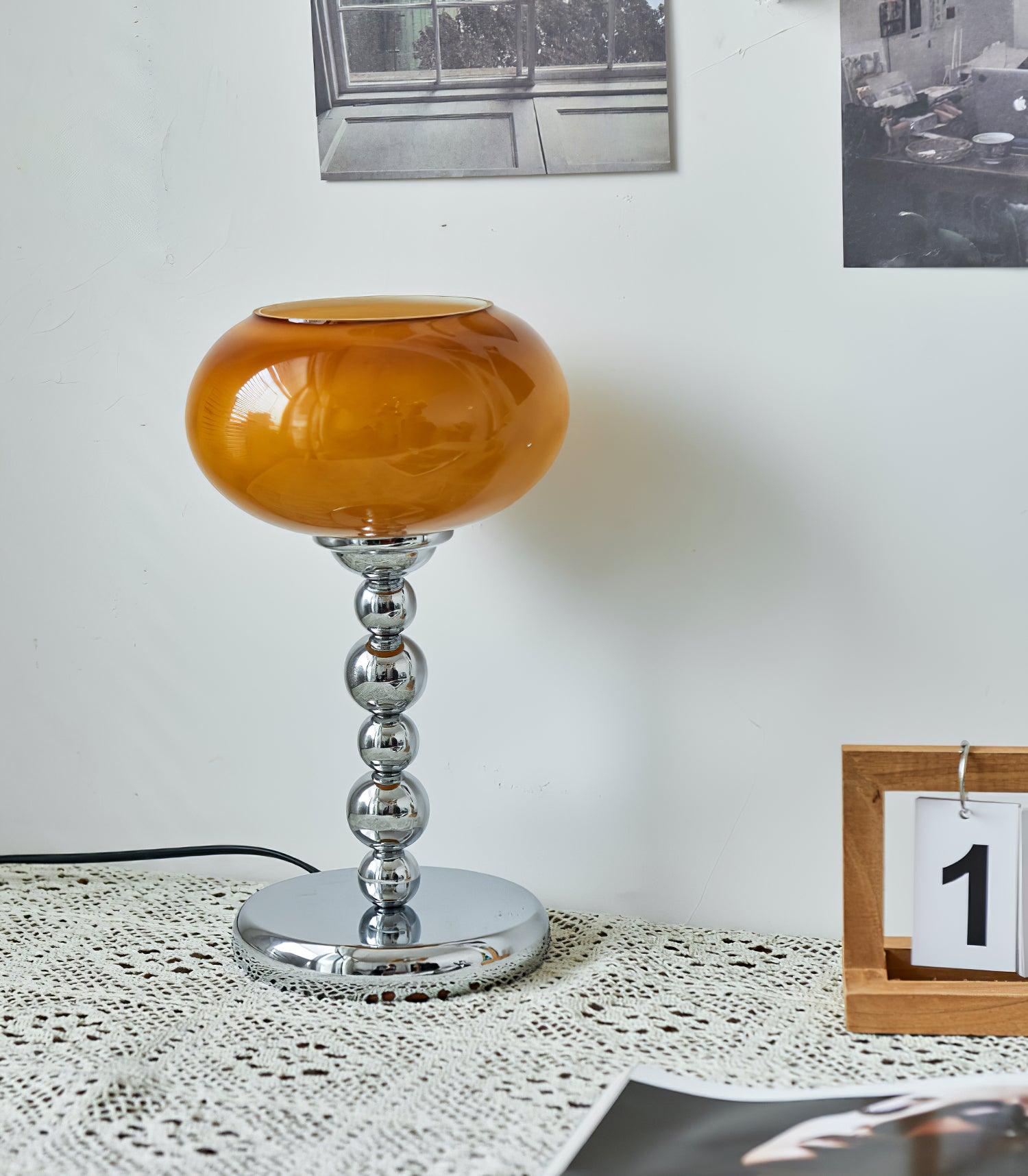 Oval Persimmon Table Light - Blowlighting