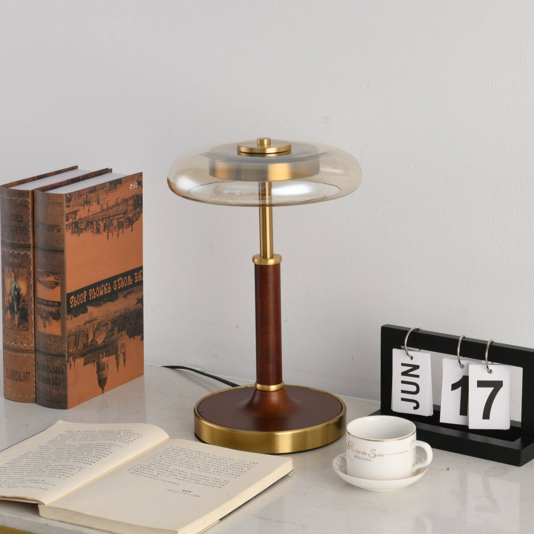 Layla Vintage Glass Table Lamp - Blowlighting
