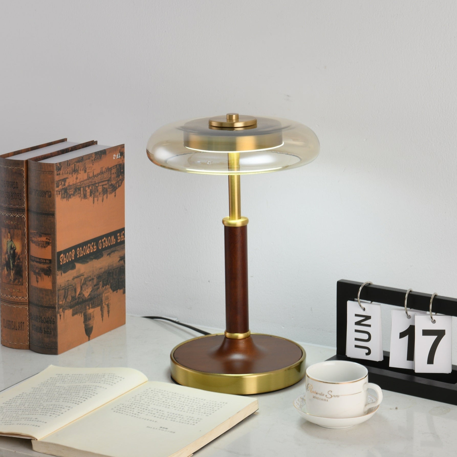 Layla Vintage Glass Table Lamp - Blowlighting