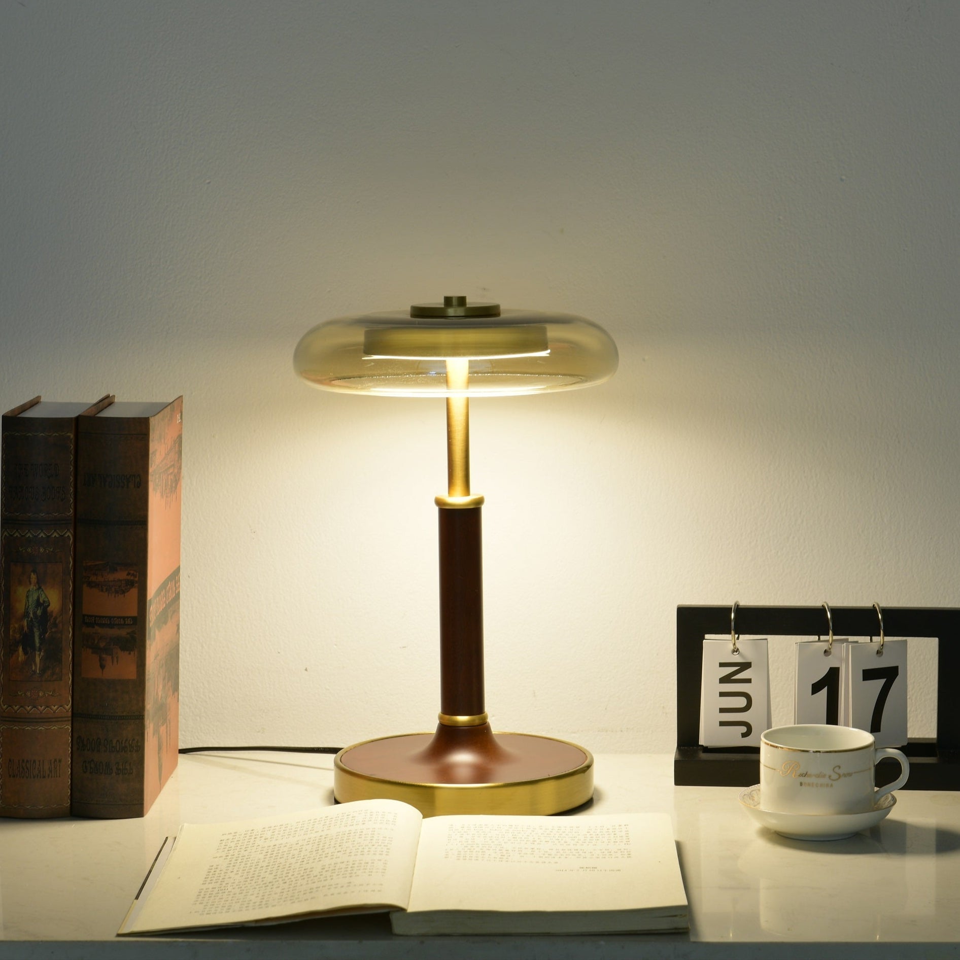 Layla Vintage Glass Table Lamp - Blowlighting