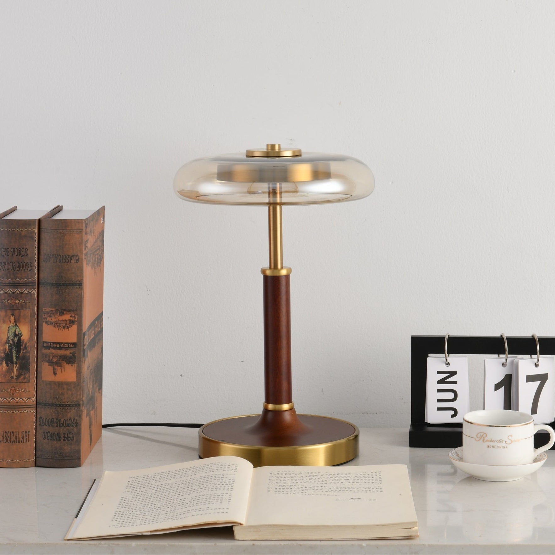 Layla Vintage Glass Table Lamp - Blowlighting