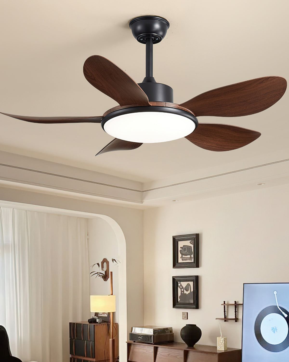 Ovlaim Modern ABS Ceiling Fan Light
