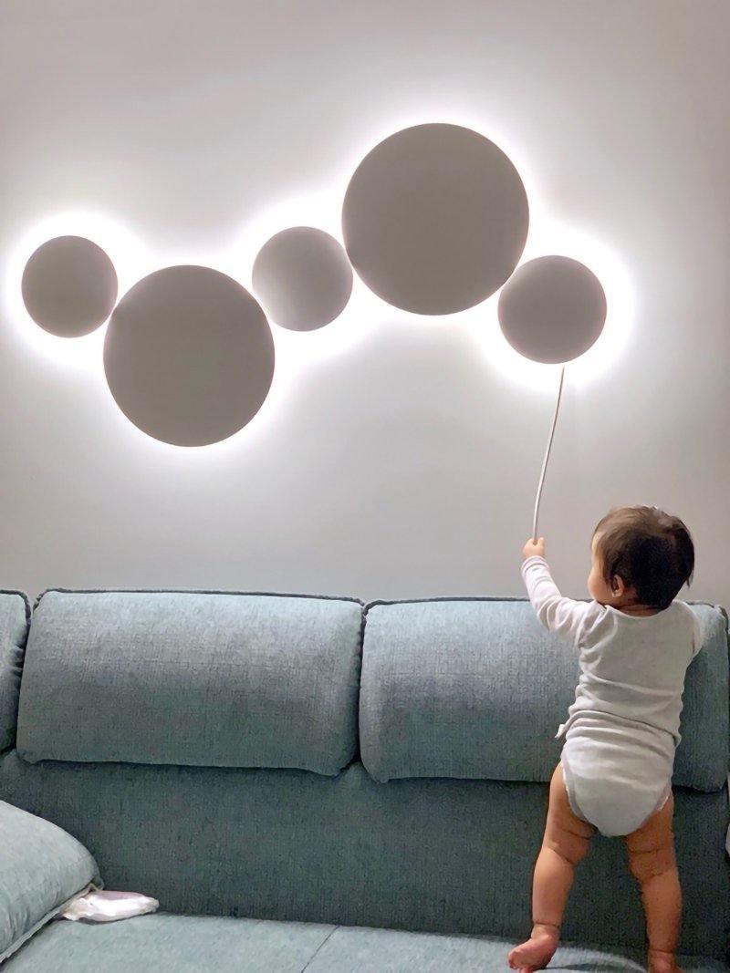 Geometric Disc Wall Lamp - Blowlighting