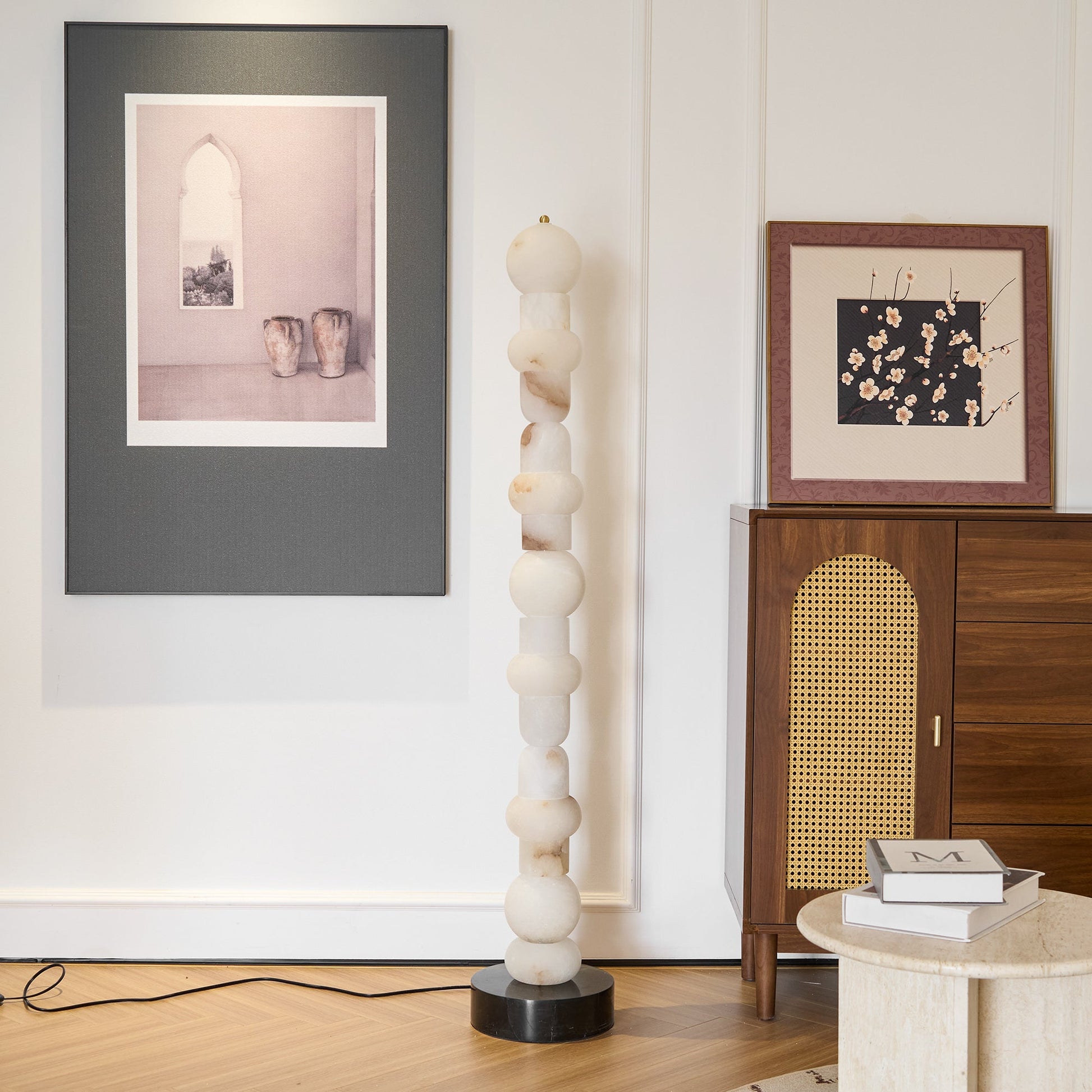 Cirinion Alabaster Floor Lamp - Blowlighting