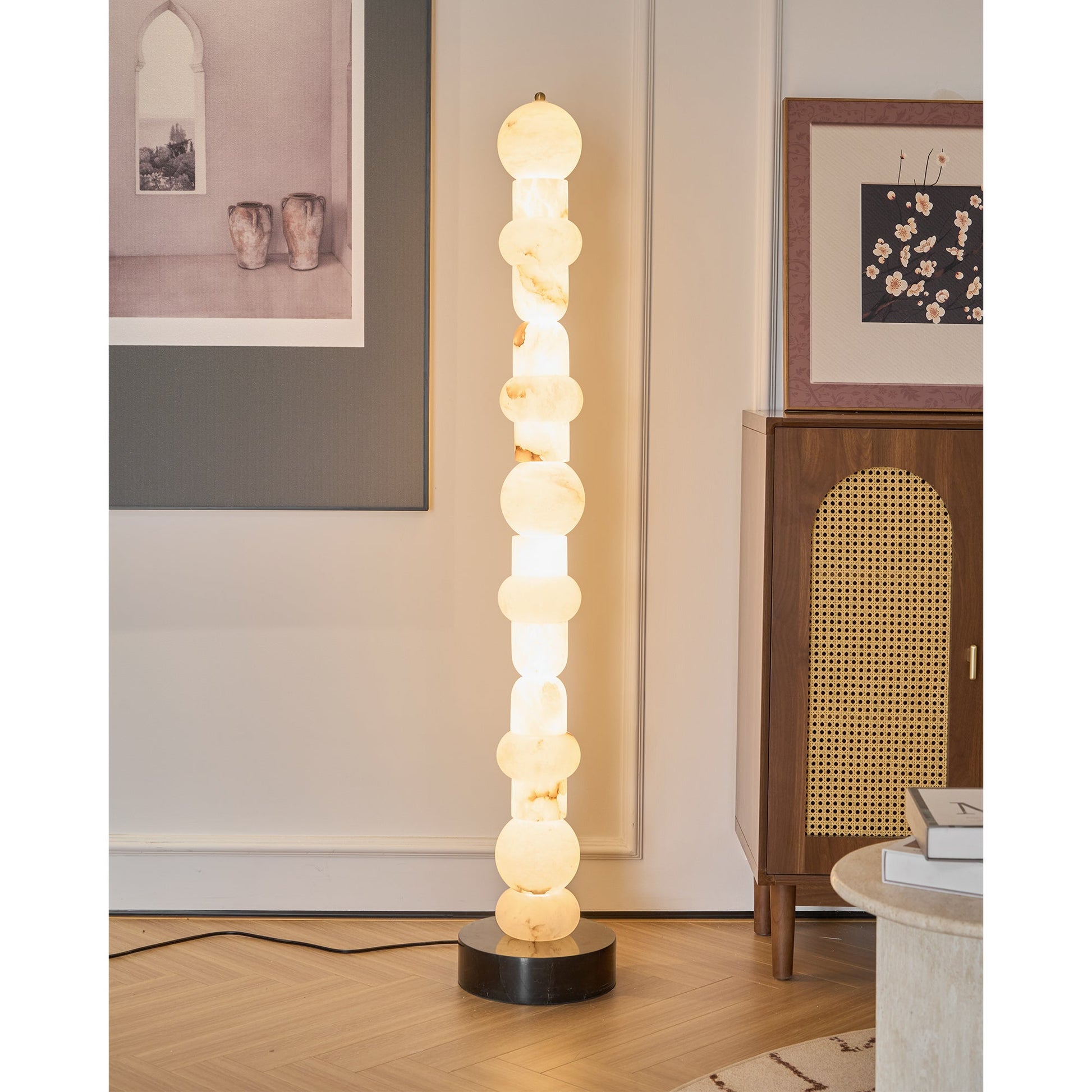 Cirinion Alabaster Floor Lamp - Blowlighting