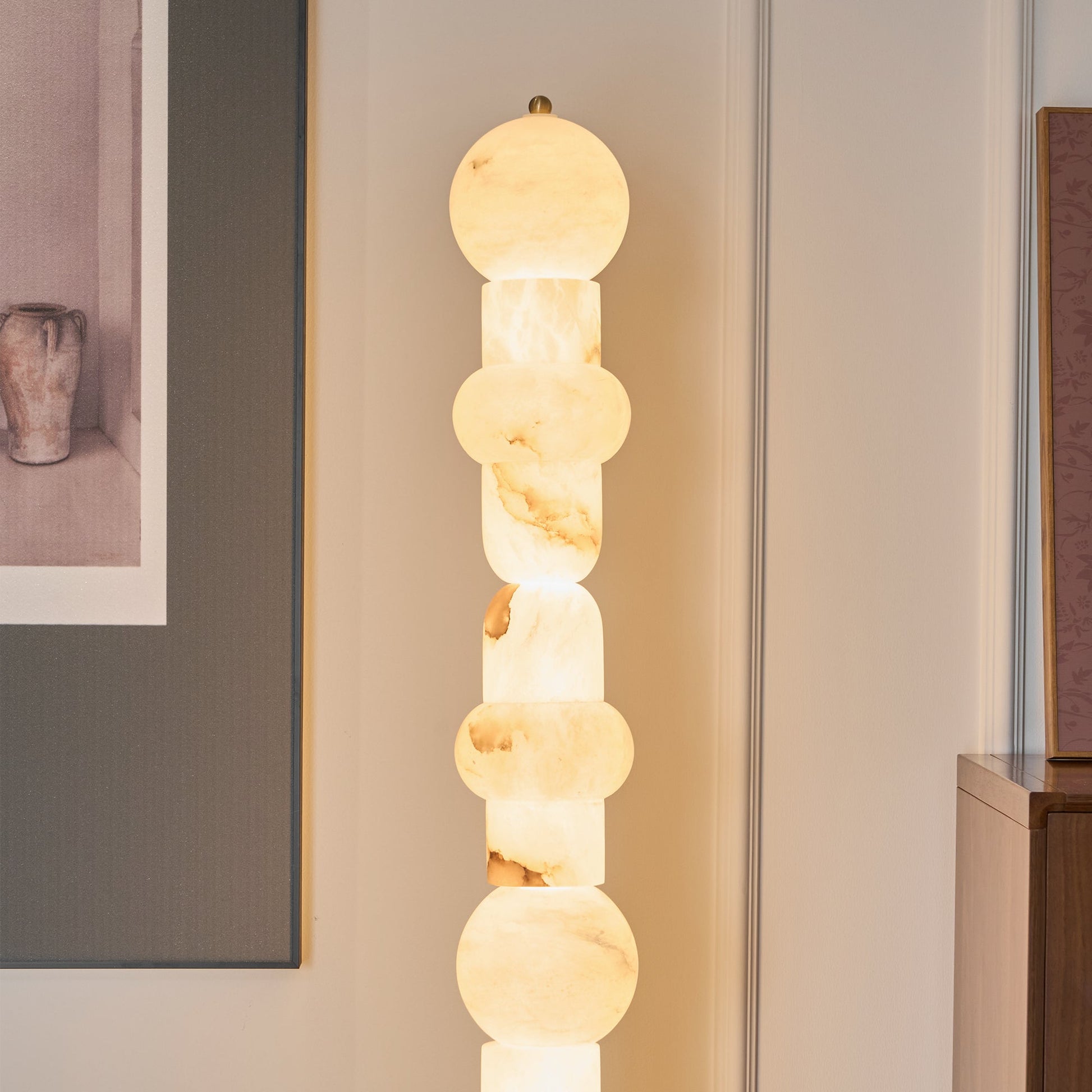 Cirinion Alabaster Floor Lamp - Blowlighting