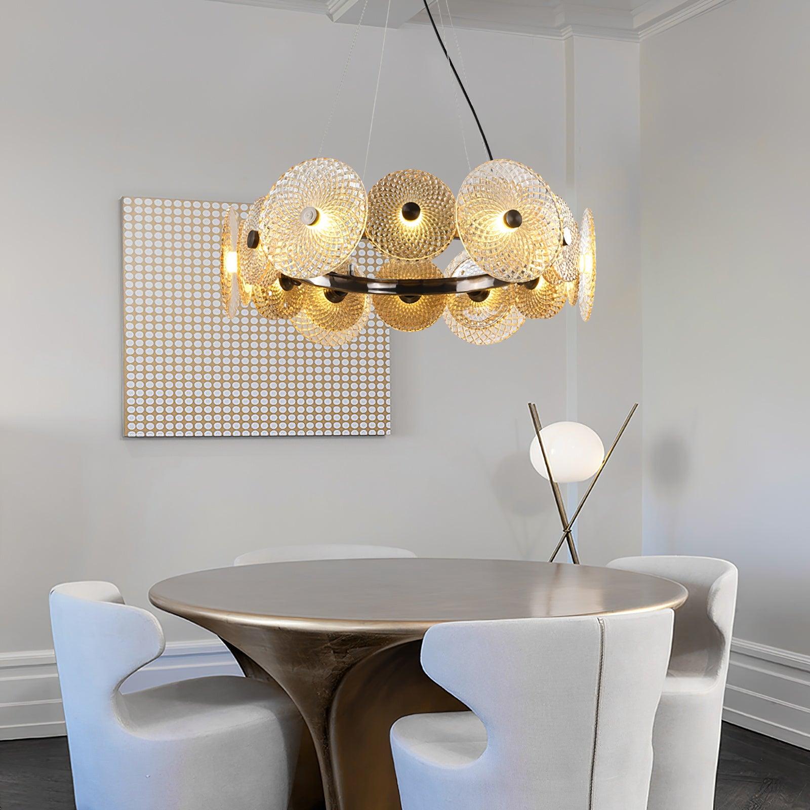 Zeveleth Postmodern Luxury Art Metal Crystal Chandelier - Blowlighting