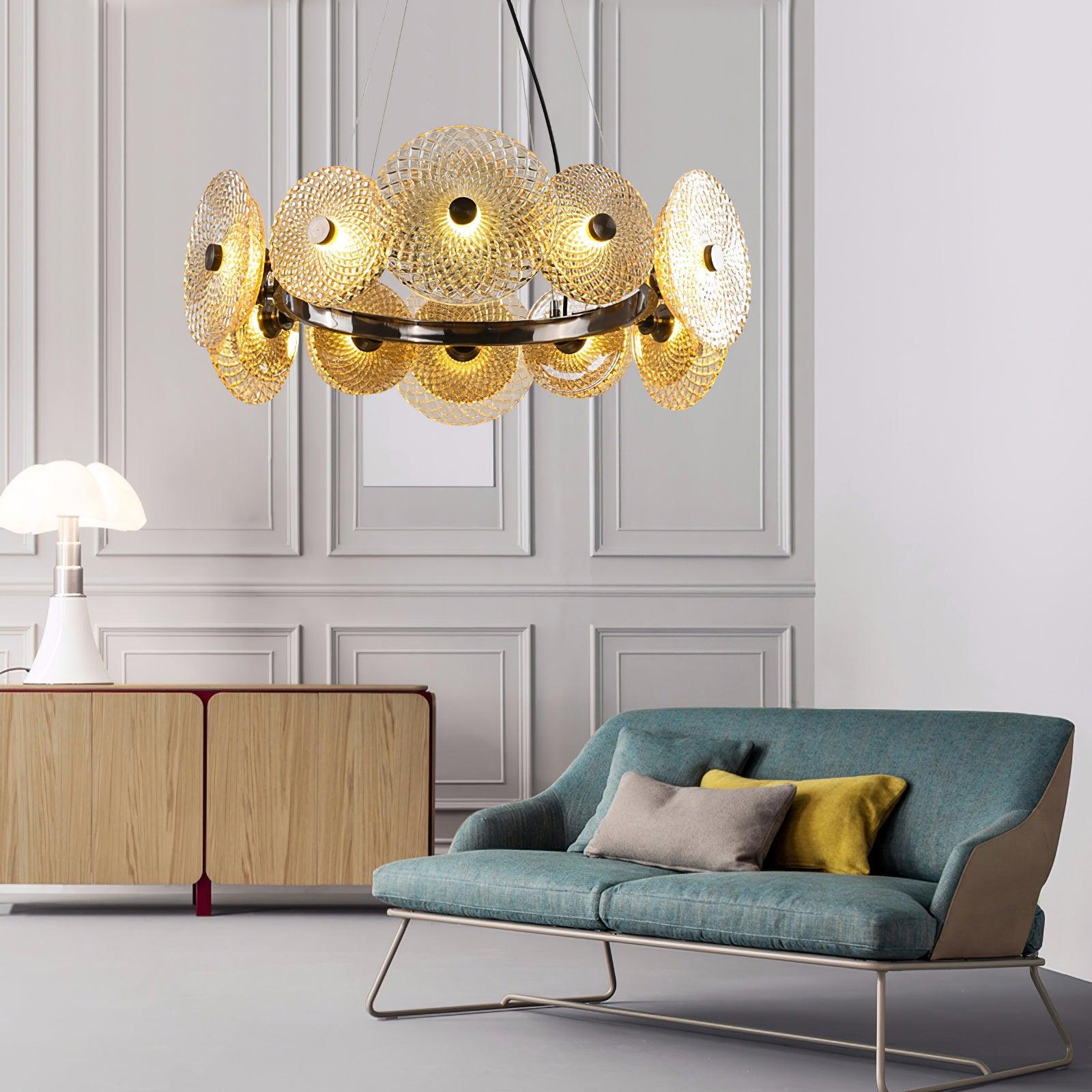 Zeveleth Postmodern Luxury Art Metal Crystal Chandelier - Blowlighting